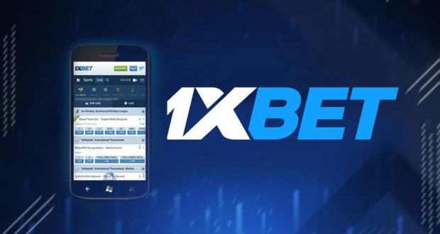 1xbet mobile app for betting.