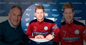 De Bruyne signs the contract