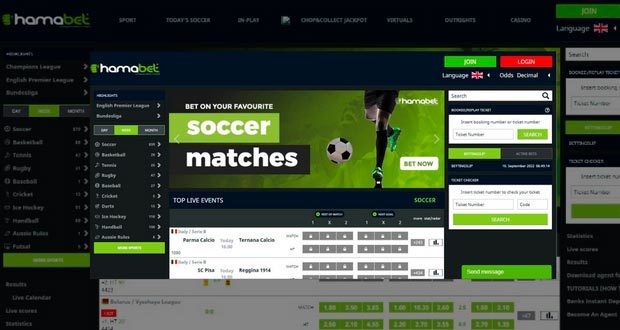 Hamabet is primarily a sports betting site